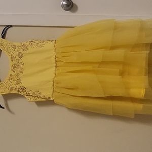 Disney Beauty and the Beast yellow dress. Size is L (10/12).
